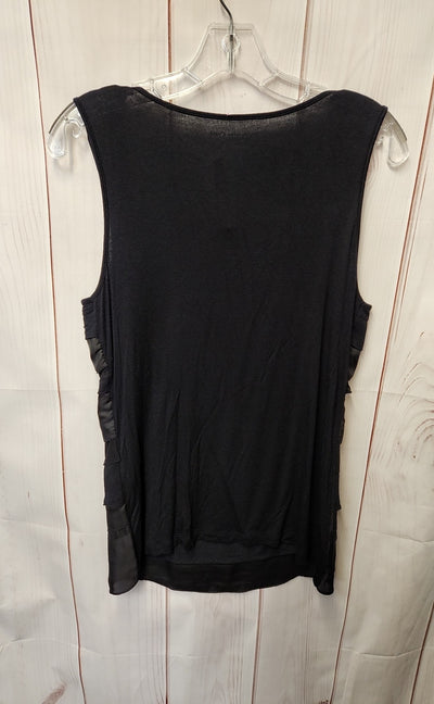 Coldwater Creek Women's Size XS Black Sleeveless Top