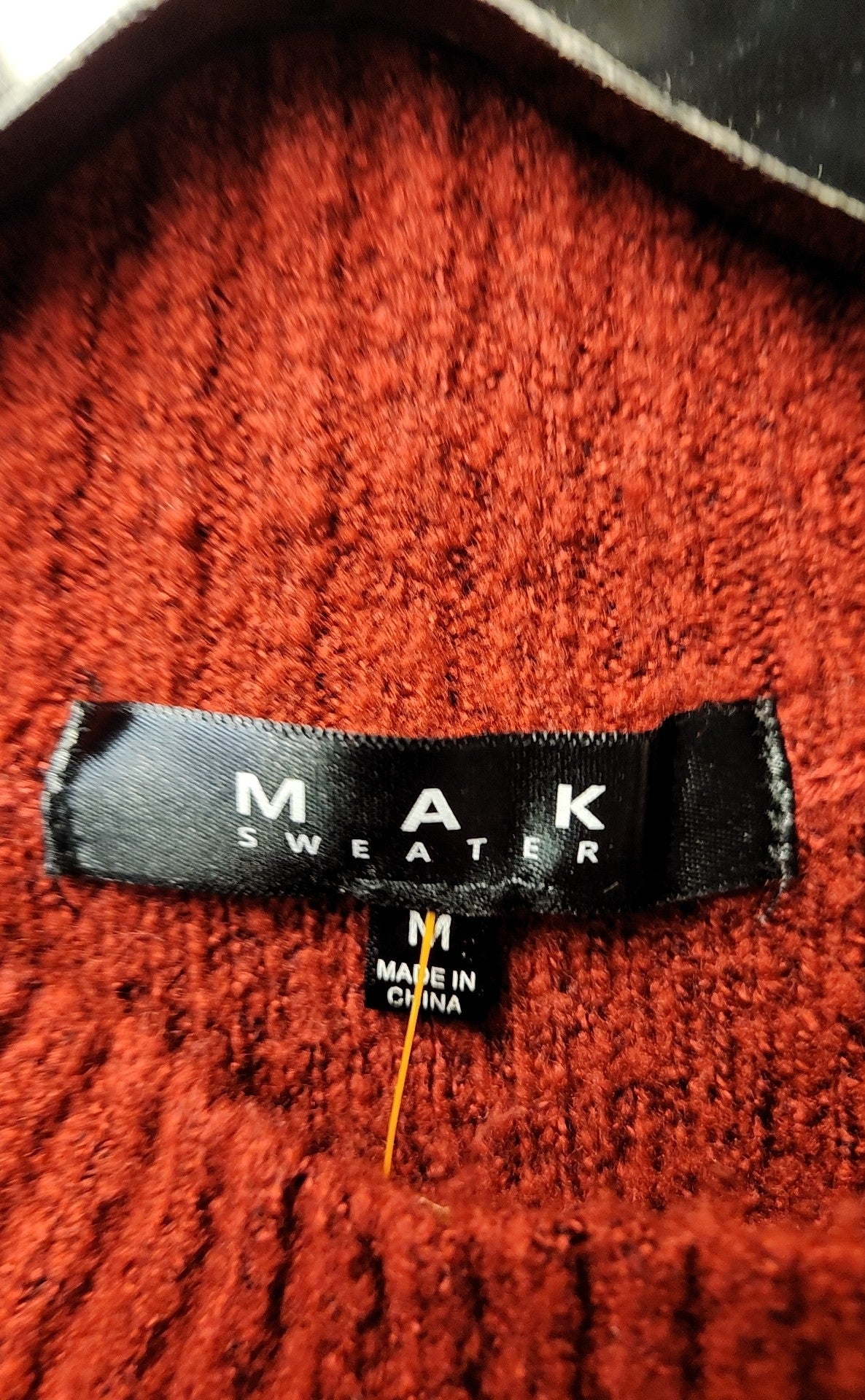 Mak Sweater Women's Size M Red Dress