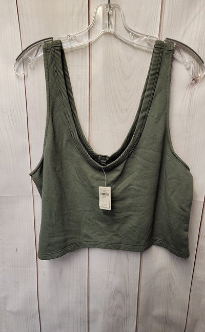 NWT Aerie Women's Size XL Green Sleeveless Top