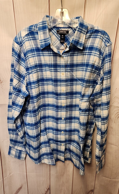 Lands End Women's Size 18 Blue Long Sleeve Top