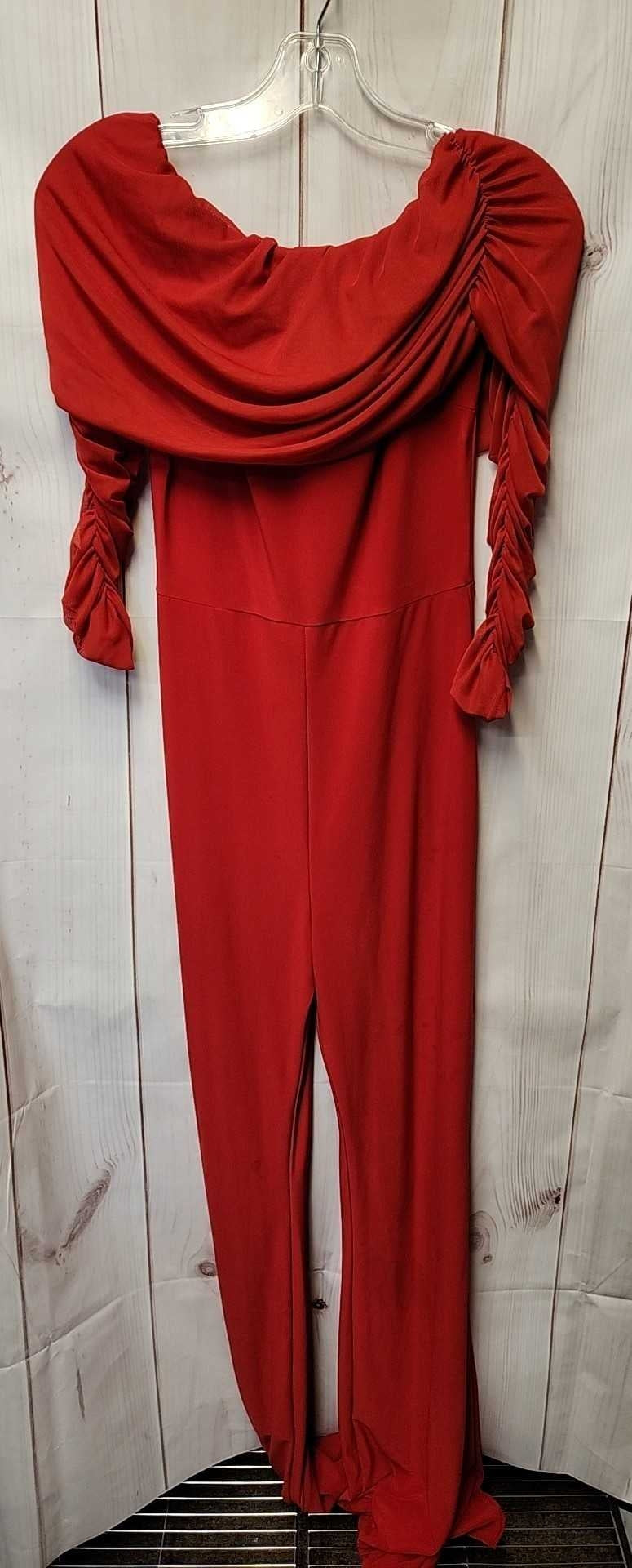 Club L London Women's Size 4 Red Jumpsuit