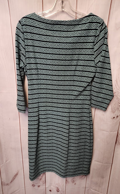 J McLaughlin Women's Size M Black & Blue Dress