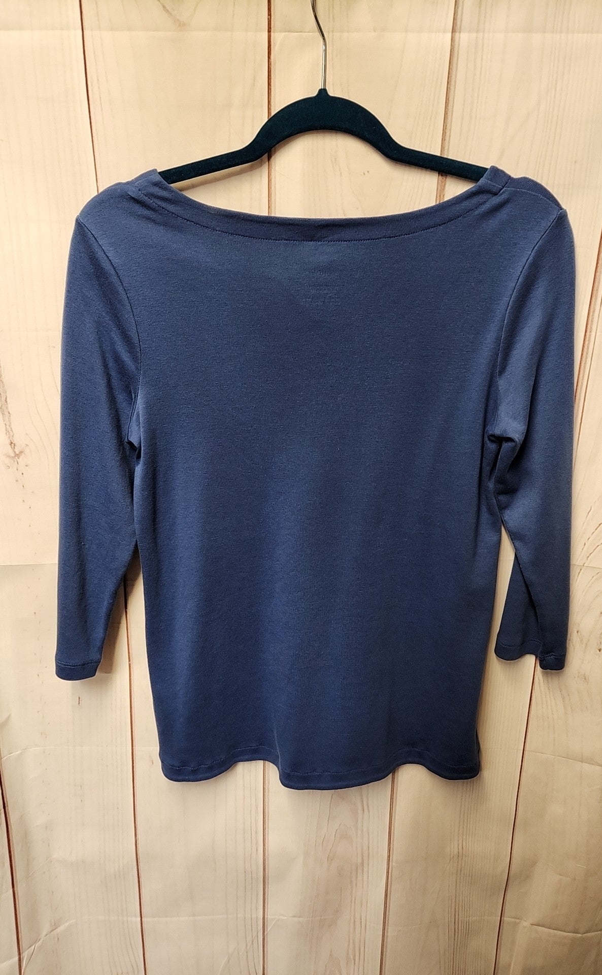 J Jill Women's Size XS Petite Blue 3/4 Sleeve Top