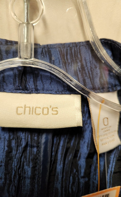 Chico's Women's Size 0 = US S Blue Cardigan