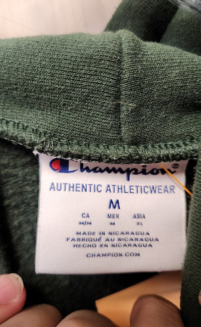Champion Men's Size M Green Sweatshirt