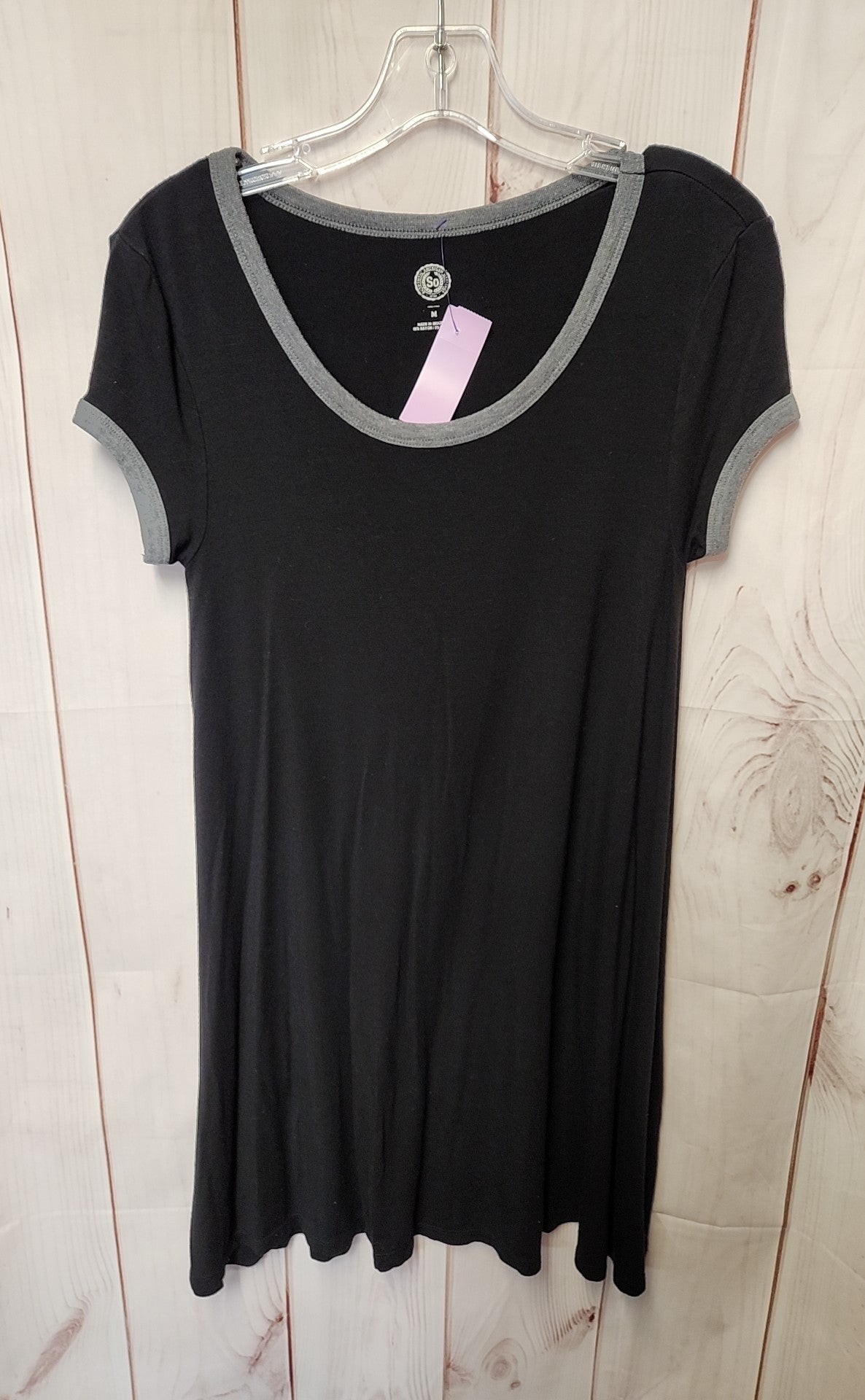 So Women's Size M Black Dress