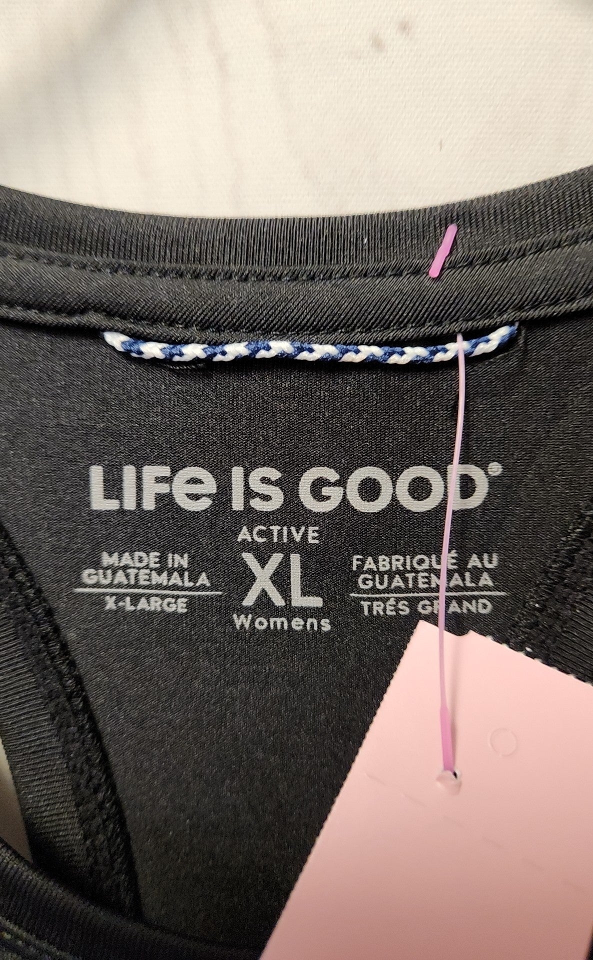 Life Is Good Women's Size XL Black Sleeveless Top