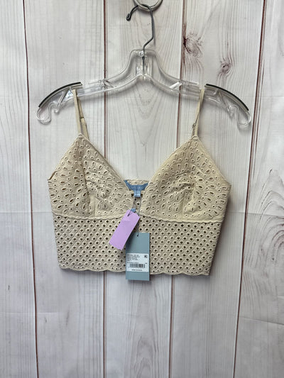 NWT Antonio Melani Women's Size 0 Beige Sleeveless Top