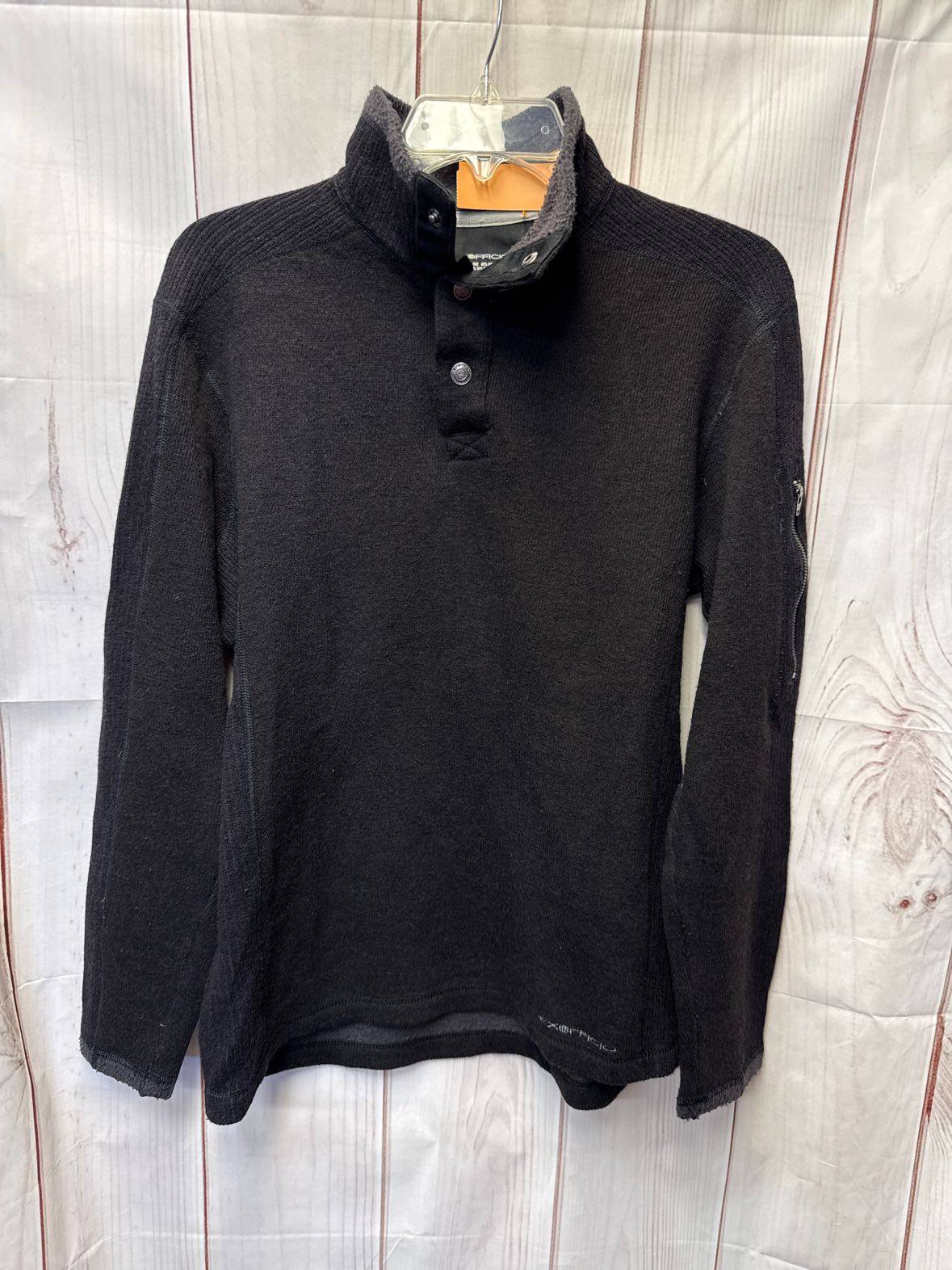 Exofficio Men's Size S Brown Wool Blend Sweater