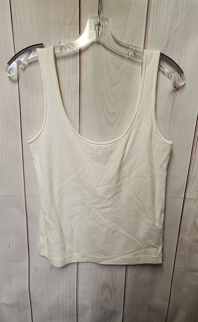NWT Club Monaco Women's Size M White Sleeveless Top