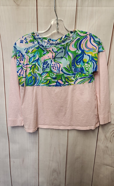 Lilly Pulitzer Girl's Size 6/7 Pink Shirt