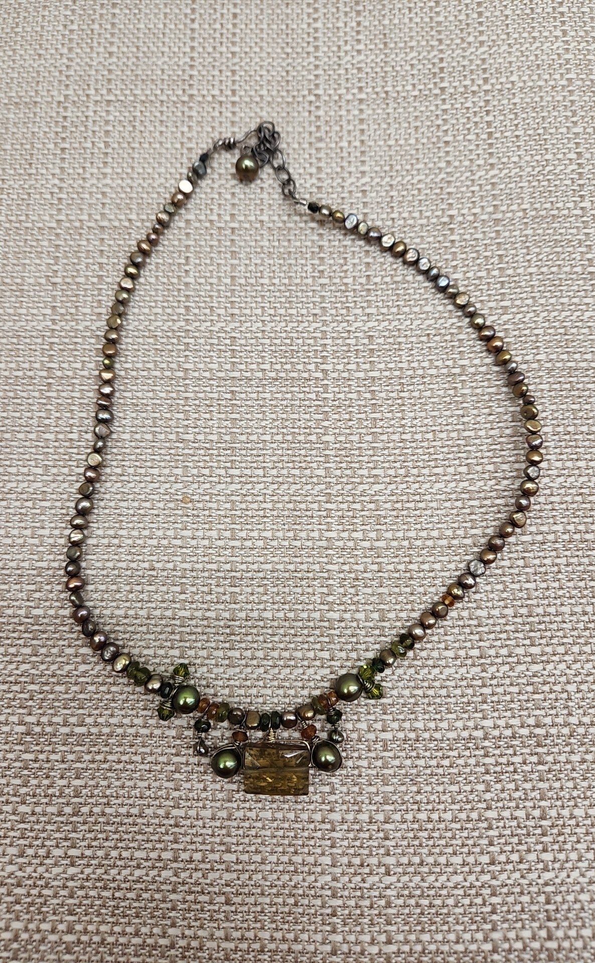 Green Beaded Necklace