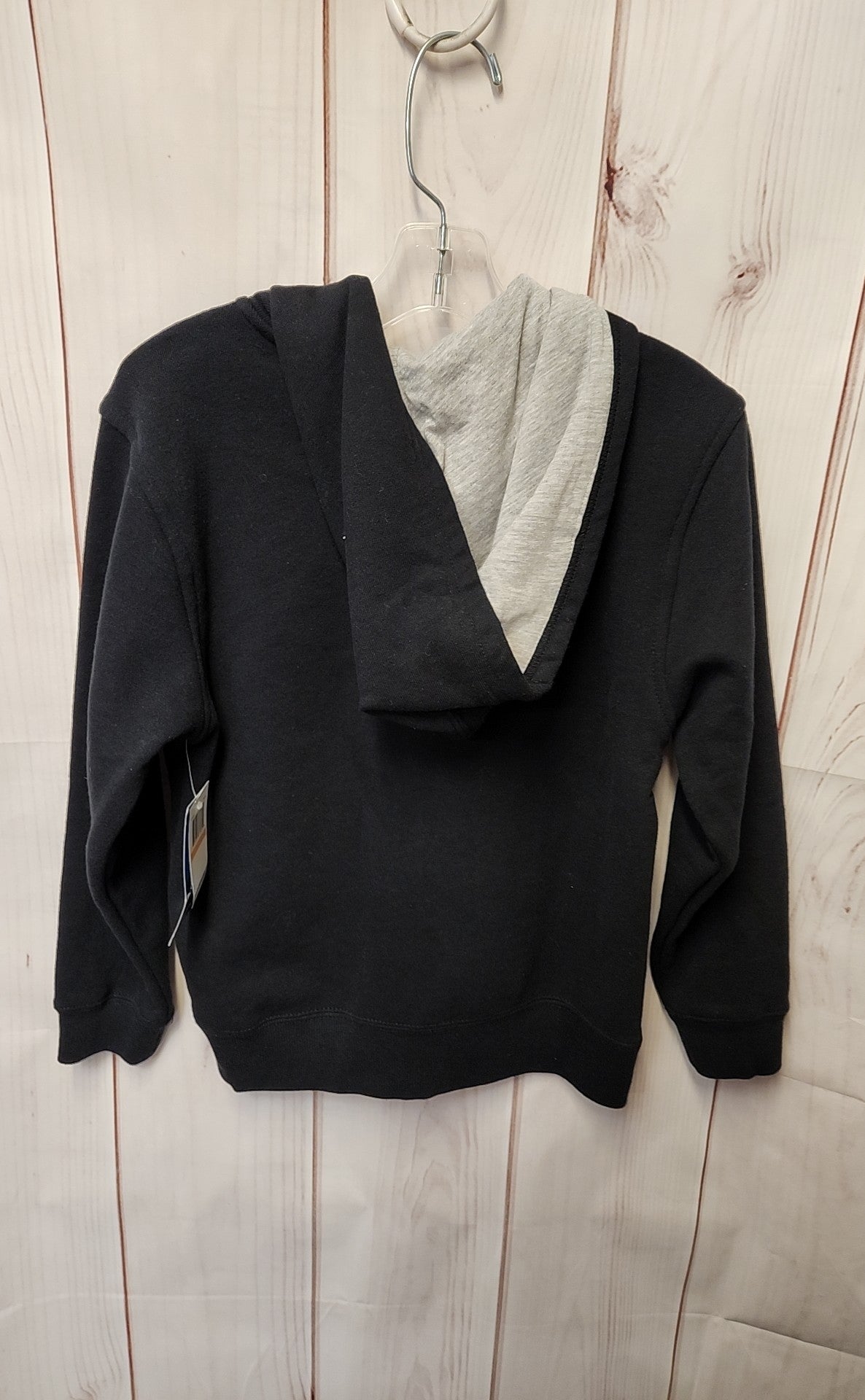 NWT Champion Boy's Size 7 Black Full Zip Hooded Sweatshirt