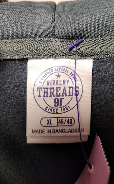 NWT Rivalry Threads 91 Men's Size XL Gray Sweatshirt