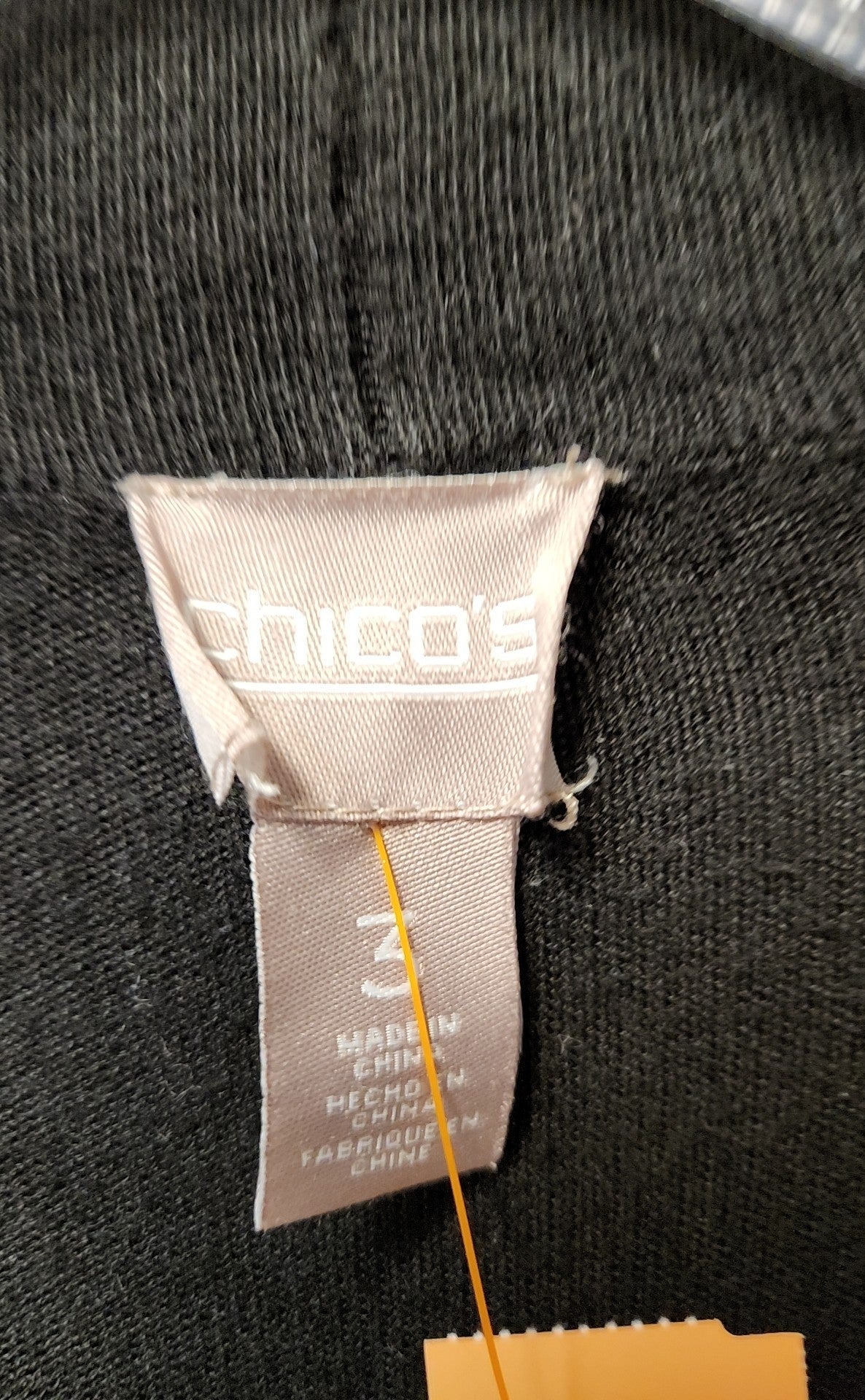 Chico's Women's Size 3 = US XL Black Cardigan