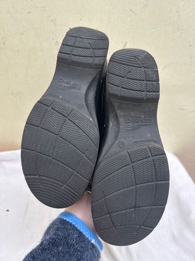 Dansko Women's Size 39 = 8-1/2 Black Clogs Shoes