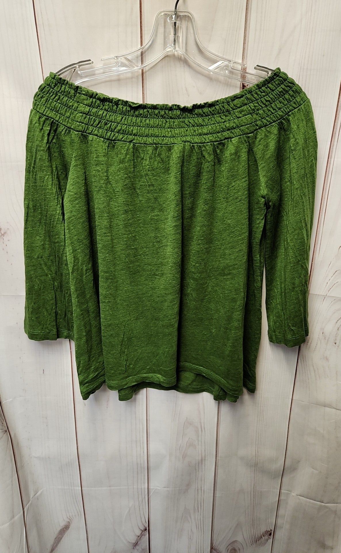Caslon Women's Size S Green Long Sleeve Top
