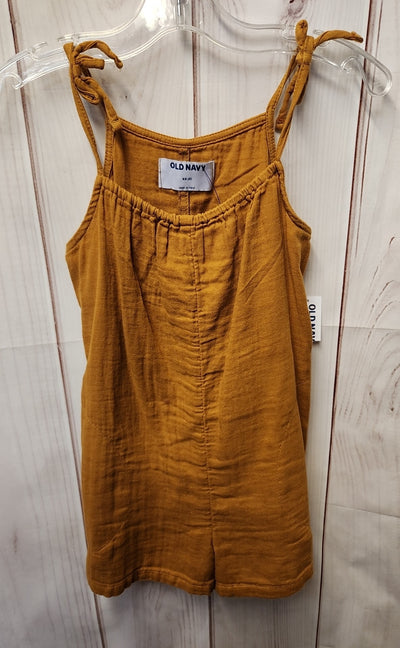 NWT Old Navy Girl's Size XS 5 Mustard Romper