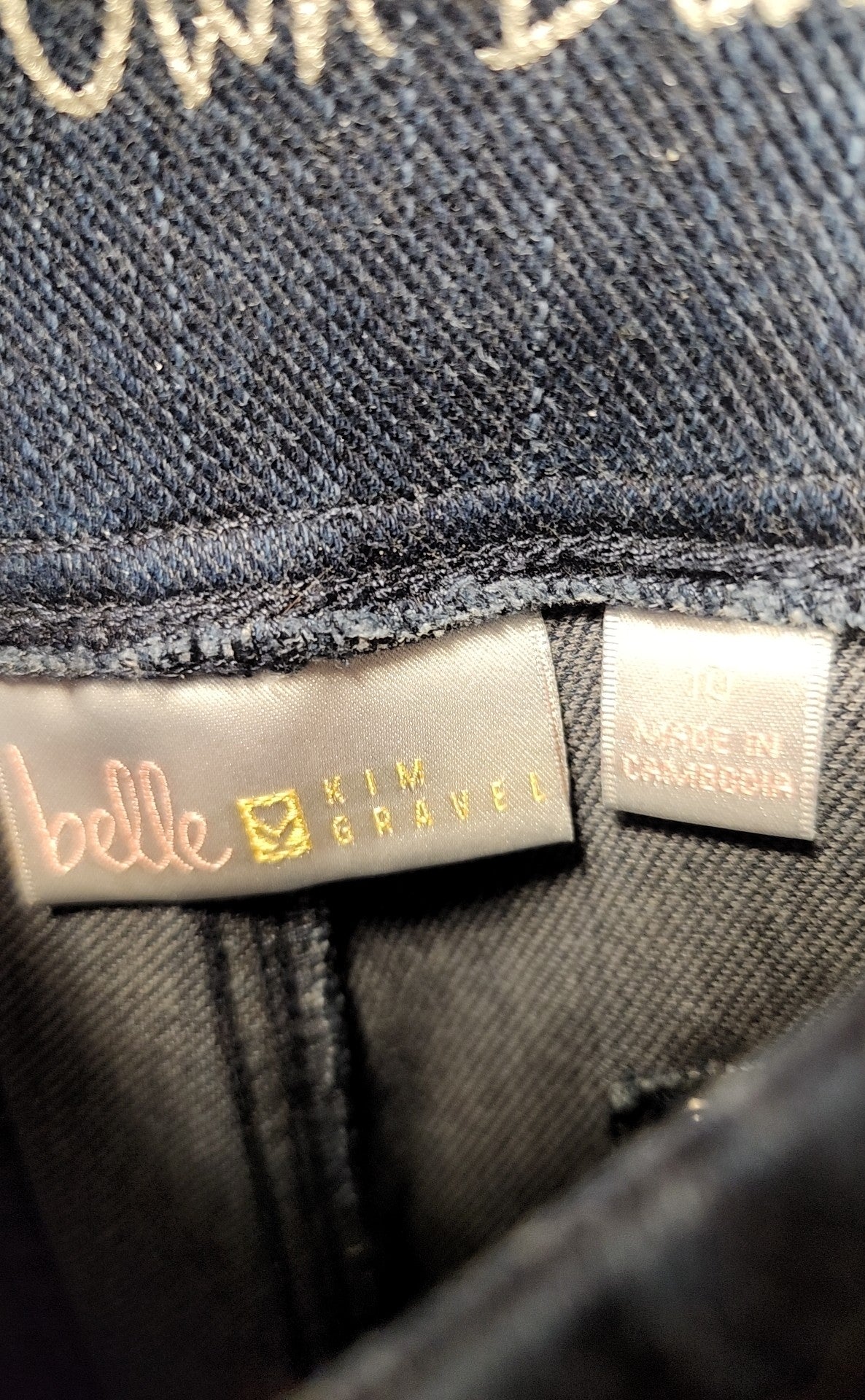 Belle by Kim Gravel Women's Size 10 Blue Denim Jeans
