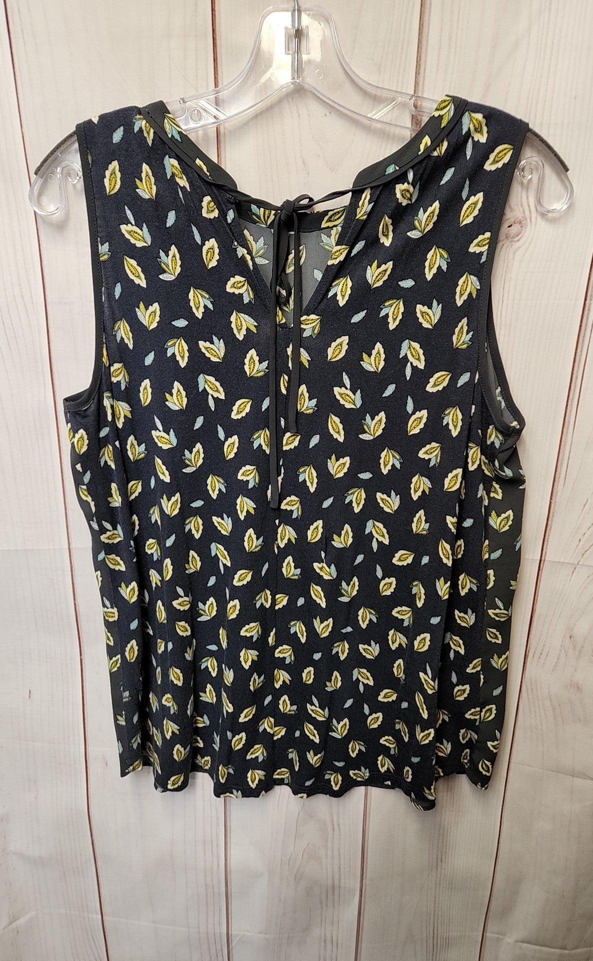 Loft Women's Size M Petite Gray Sleeveless Top