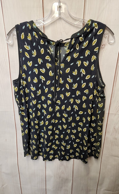 Loft Women's Size M Petite Gray Sleeveless Top