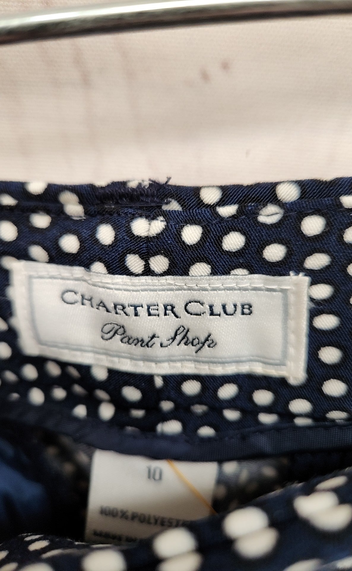 Charter Club Women's Size 10 Navy Pants