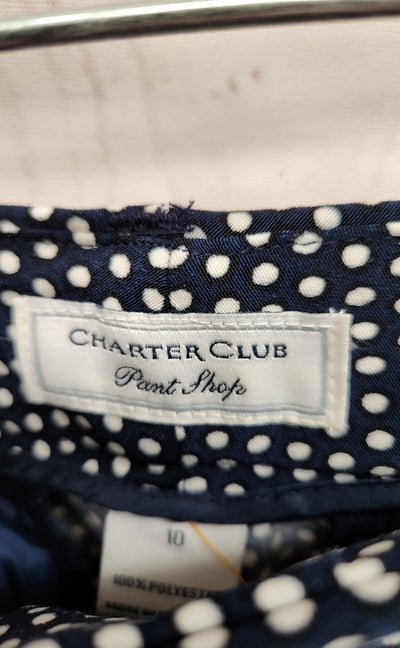 Charter Club Women's Size 10 Navy Pants