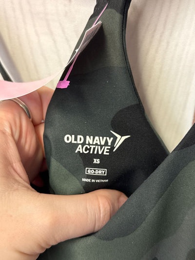 Old Navy Women's Size XS Green Camo Sports Bra