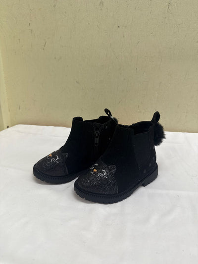 NWT Wonder Nation Girl's Size 6 Black Boots
