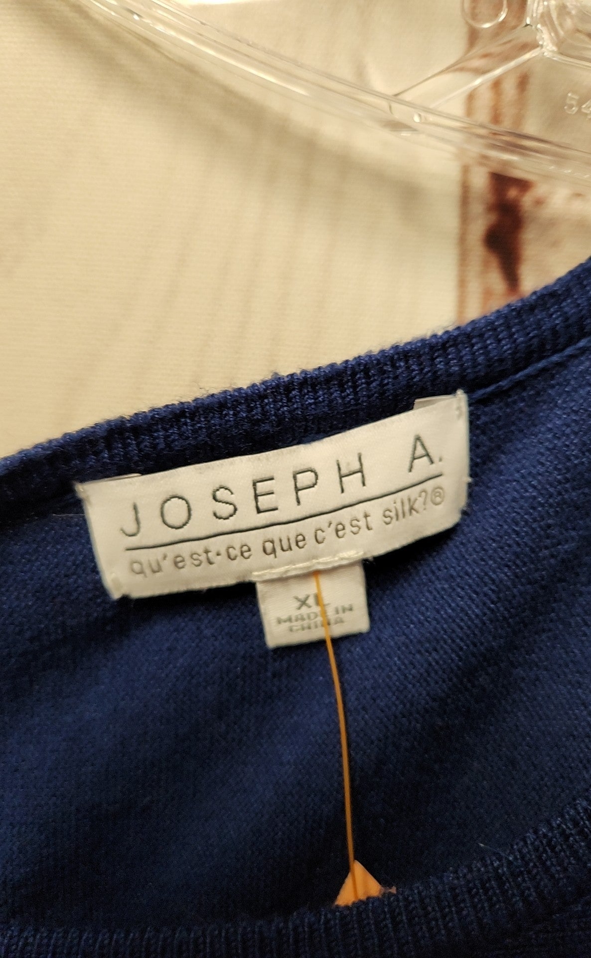 Joseph A Women's Size XL Blue 3/4 Sleeve Top