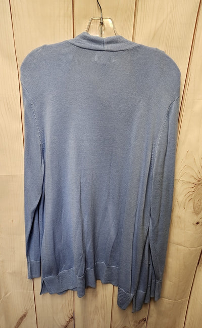 Croft & Barrow Women's Size XL Blue Cardigan