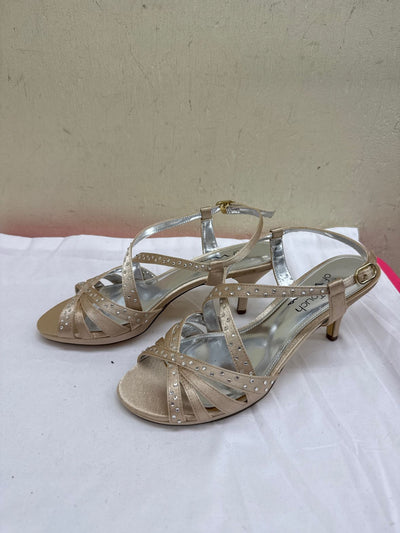 Nina Women's Size 7 Gold Sandals Shoes