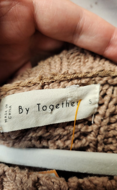 By Together Women's Size S Brown Sweater