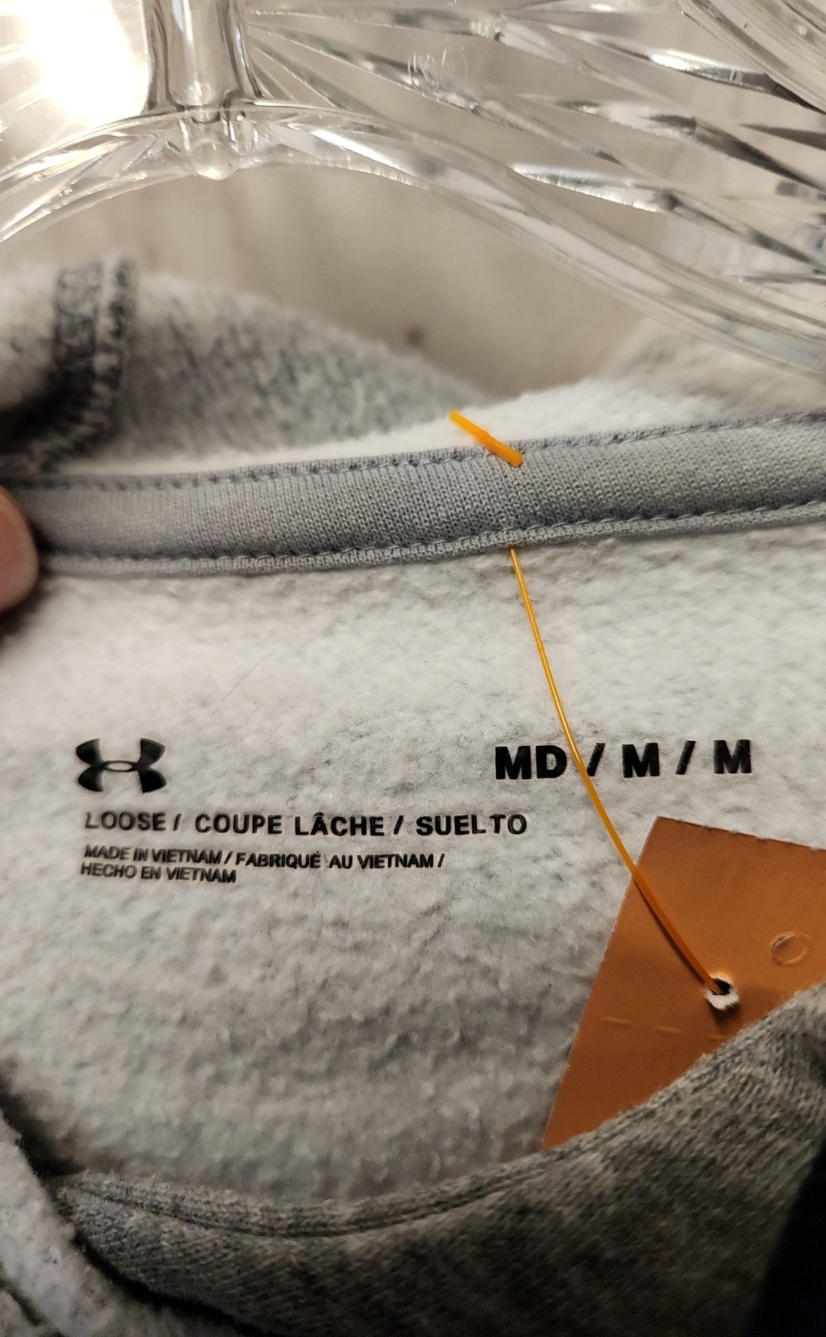 Under Armour Women's Size M Gray Hoodie