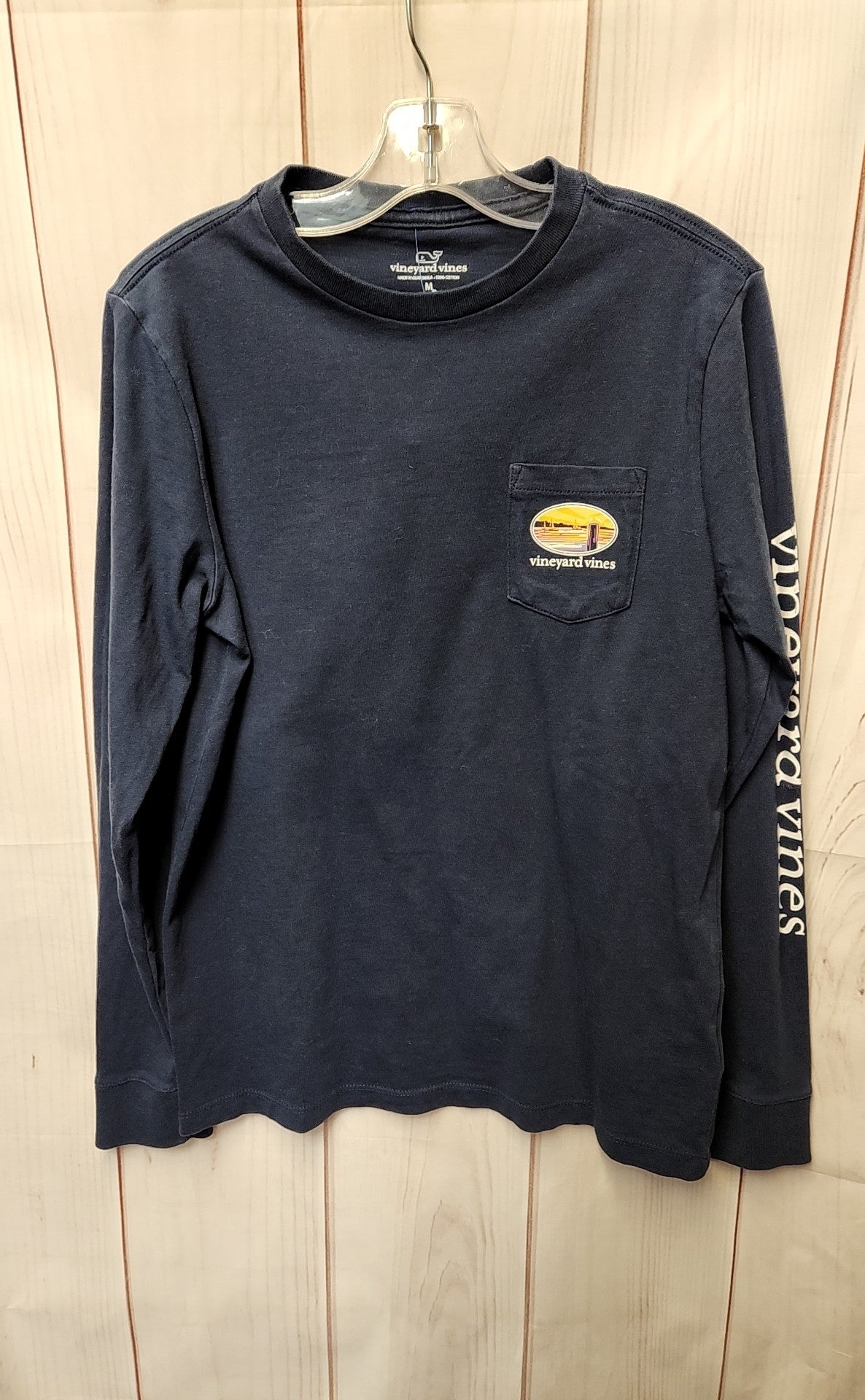 Vineyard Vines Boy's Size 12/14 Navy Shirt