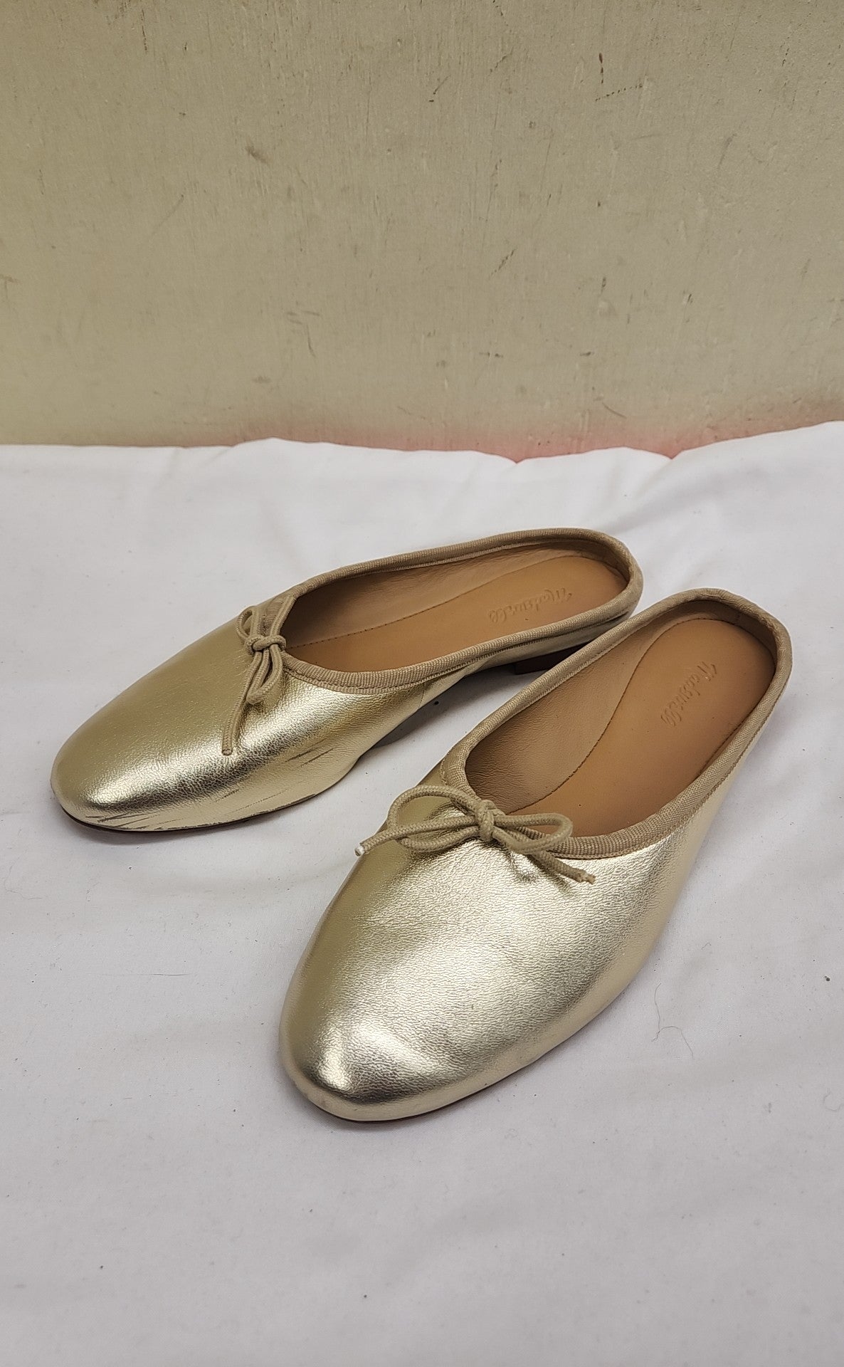 Madewell Women's Size 6 Gold Flats Shoes