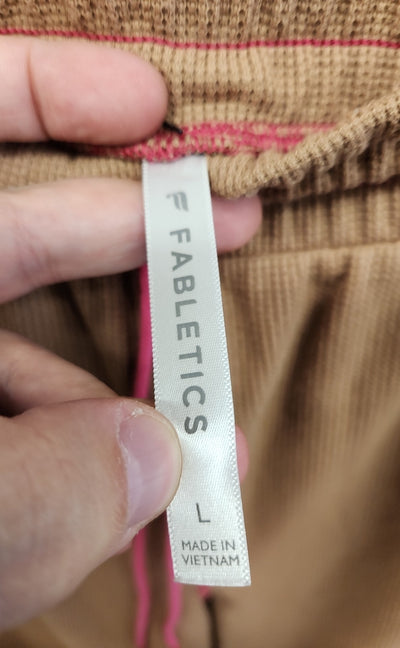 Fabletics Women's Size L Brown Sweatpants