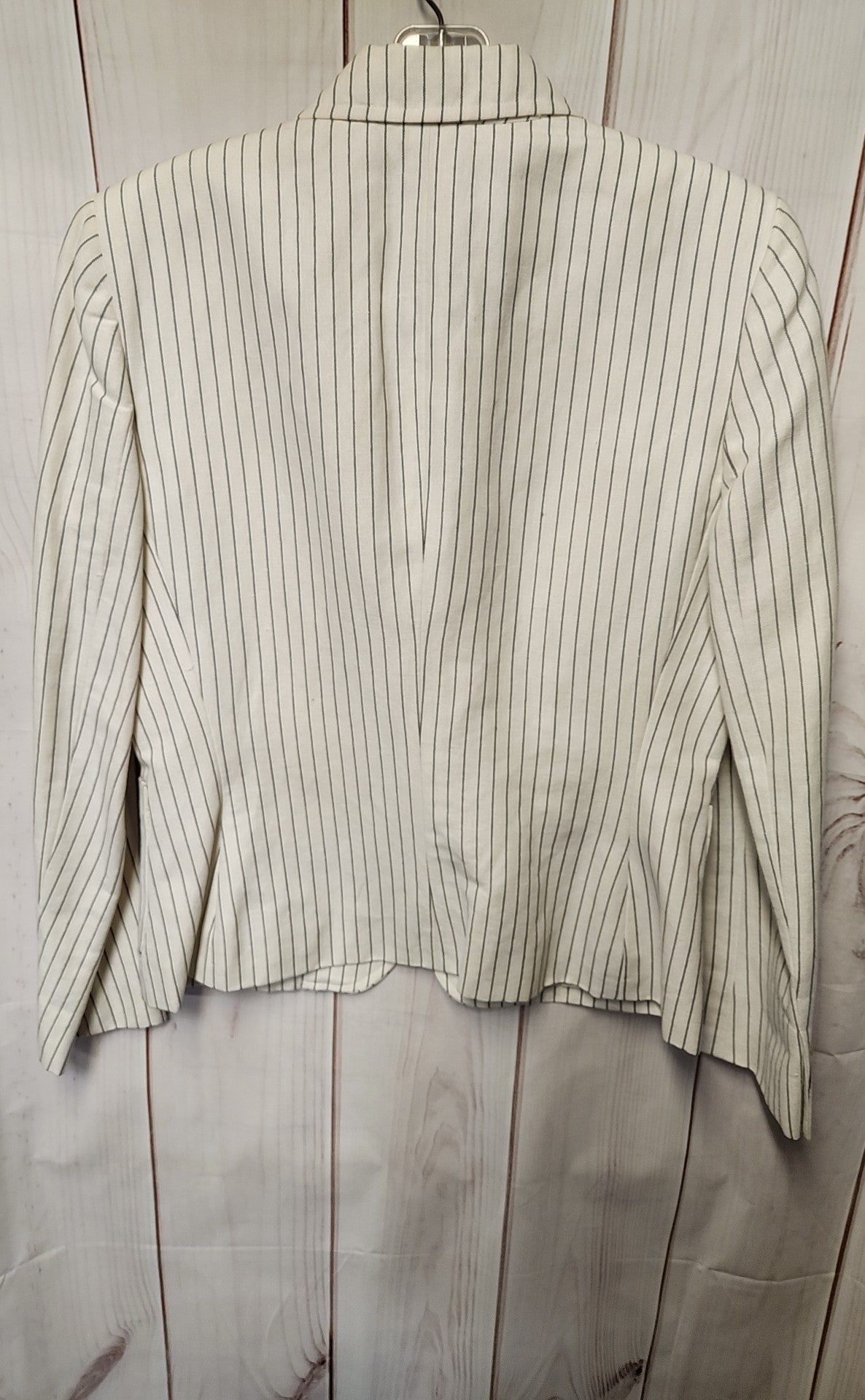 Lauren by Ralph Lauren Women's Size 6 White Linen Blend Blazer
