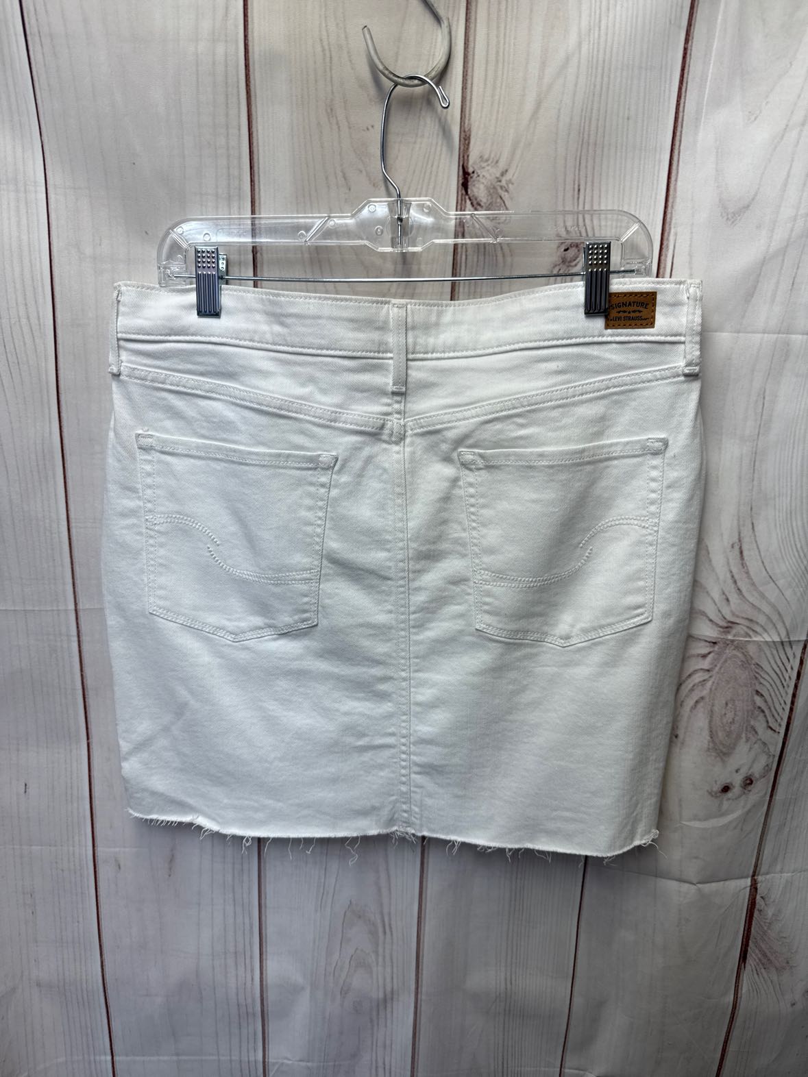 Levis Women's Size 14 White High Waisted Skirt