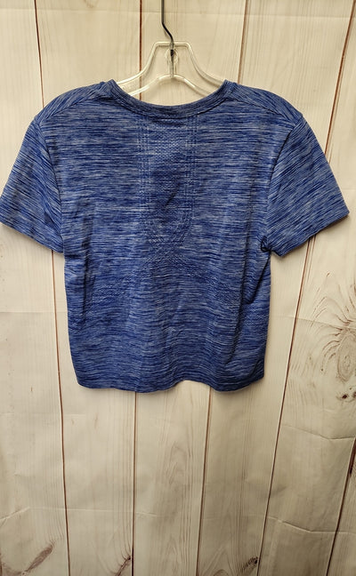 New Balance Women's Size M Blue Short Sleeve Top