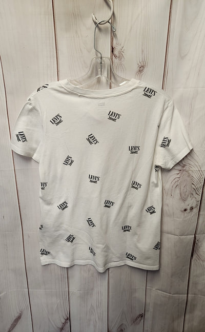 Levis Women's Size S White Short Sleeve Top