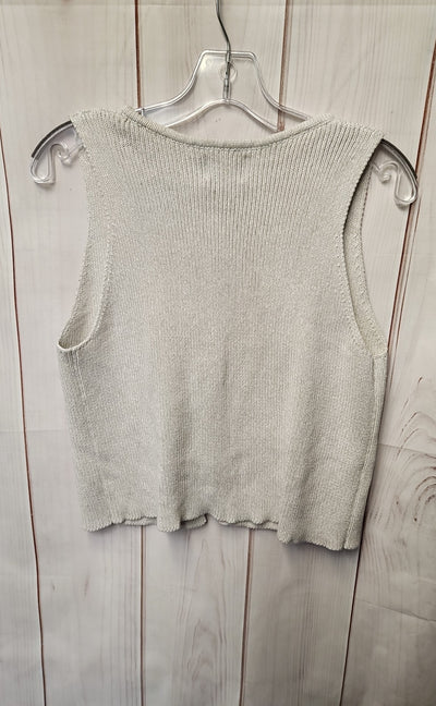 Asos Women's Size M Gray Knit Sleeveless Top