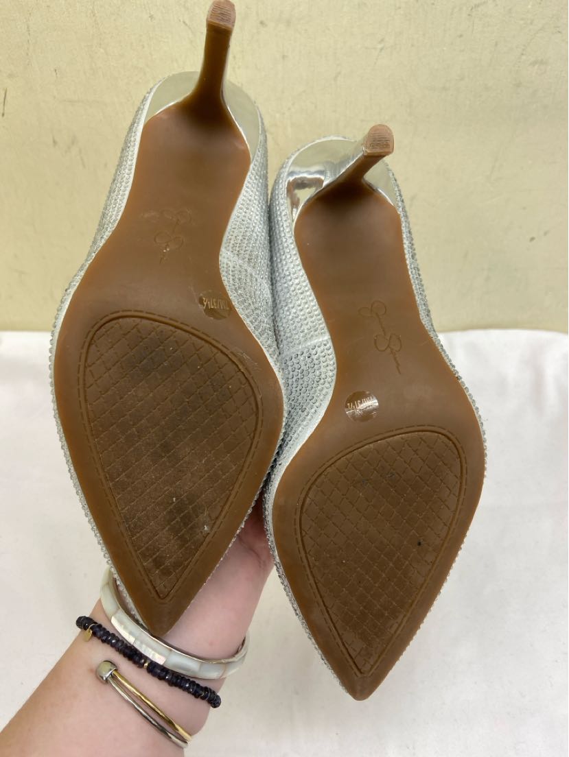 Jessica Simpson Women's Size 7 Silver Pumps Shoes