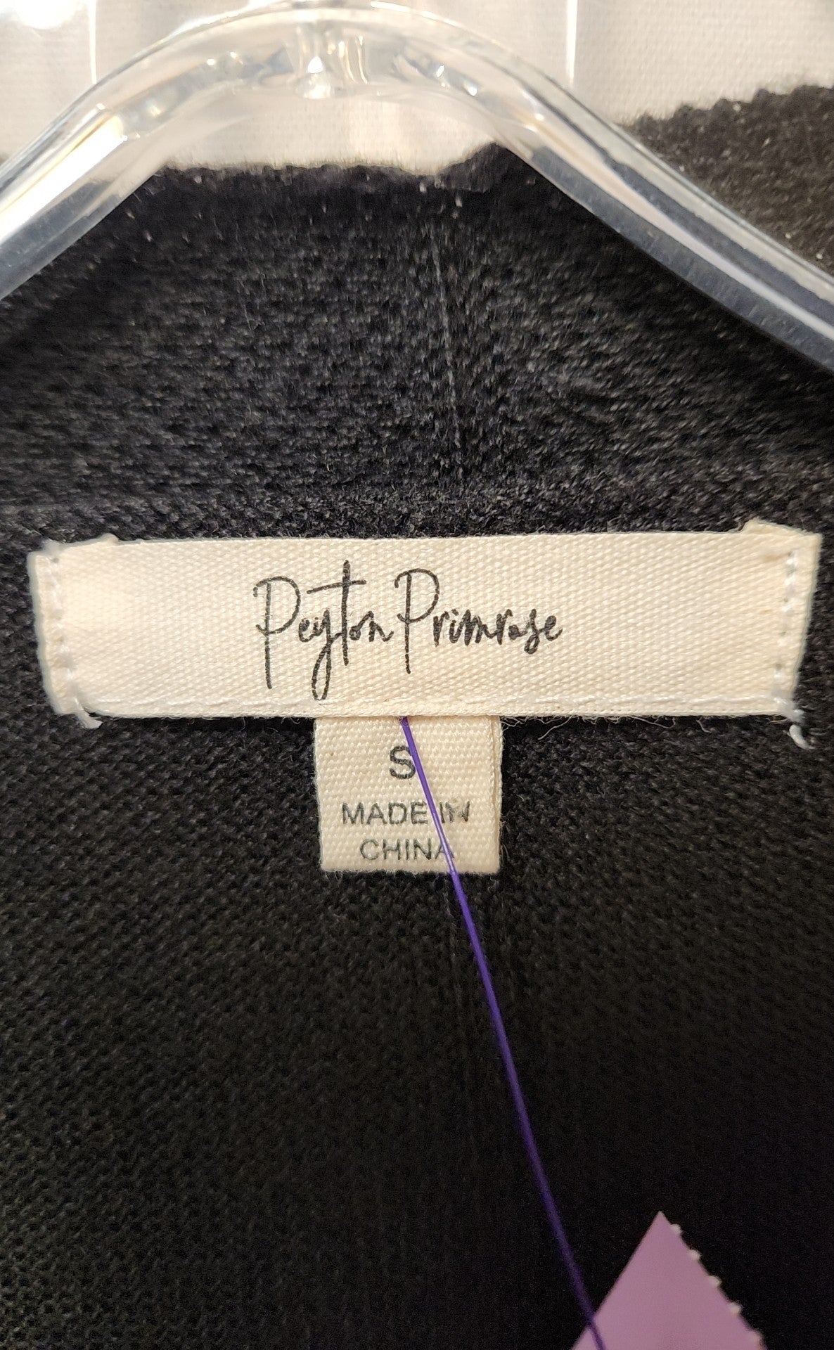 Peyton Primrose Women's Size S Black Cardigan