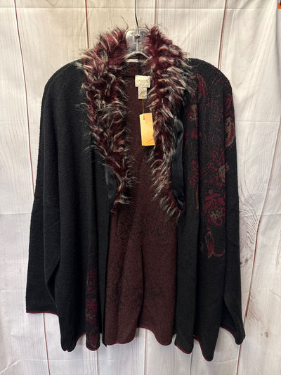 Chico's Women's Size 3 = XL Black Cardigan