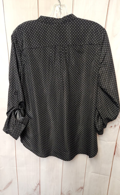 Kut from the Kloth Women's Size M Black Long Sleeve Top