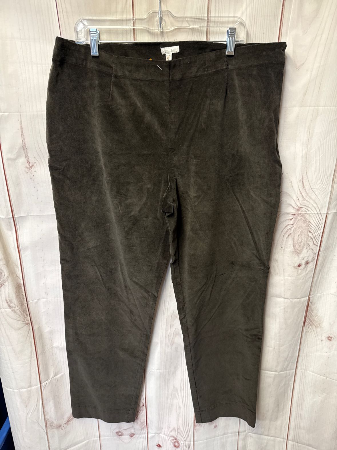 J Jill Women's Size 18 Brown Corduroy Pants