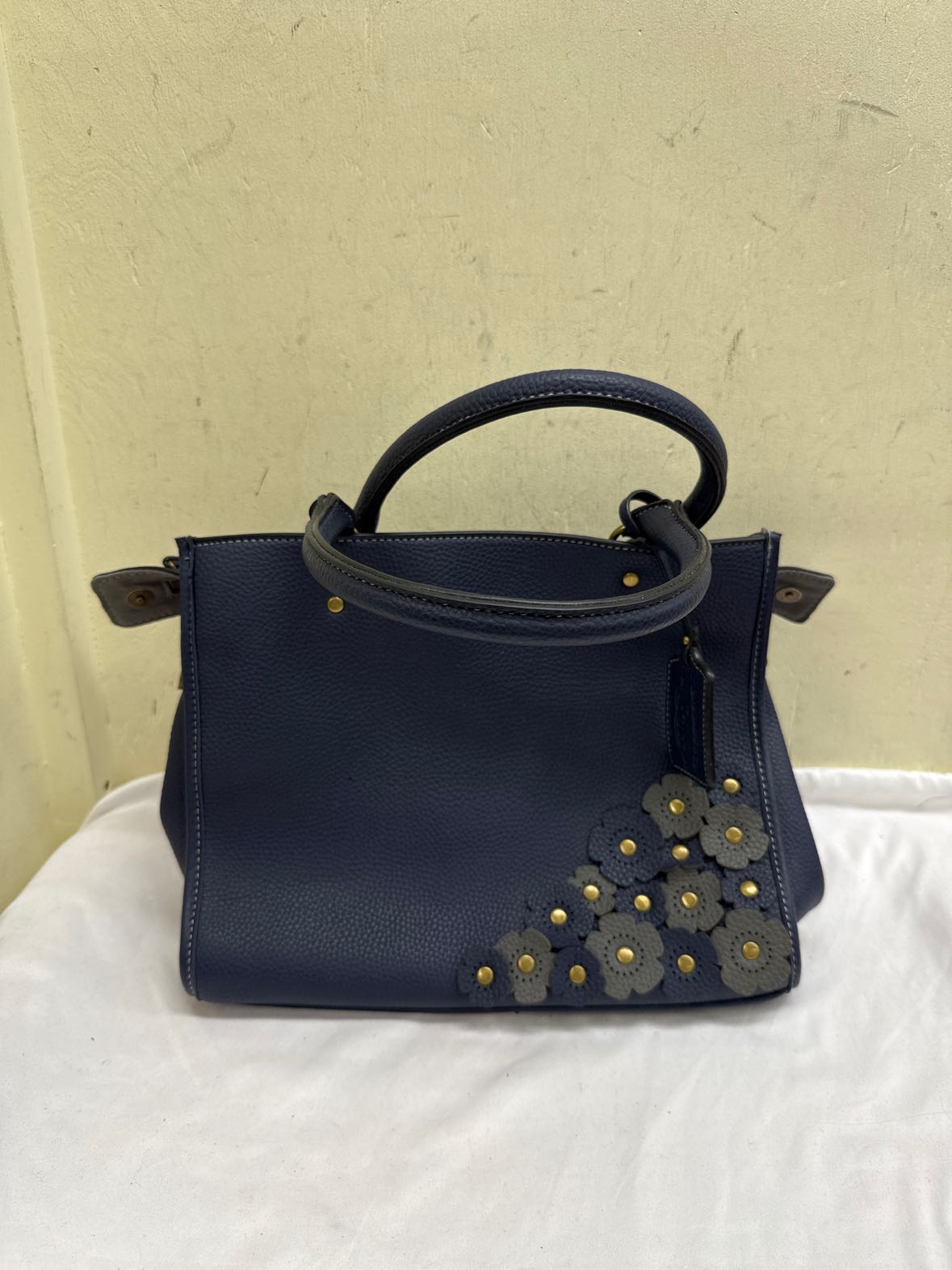 GH Bass Navy Purse Bag