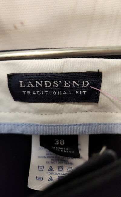 Lands End Men's Size 38 Black Pants