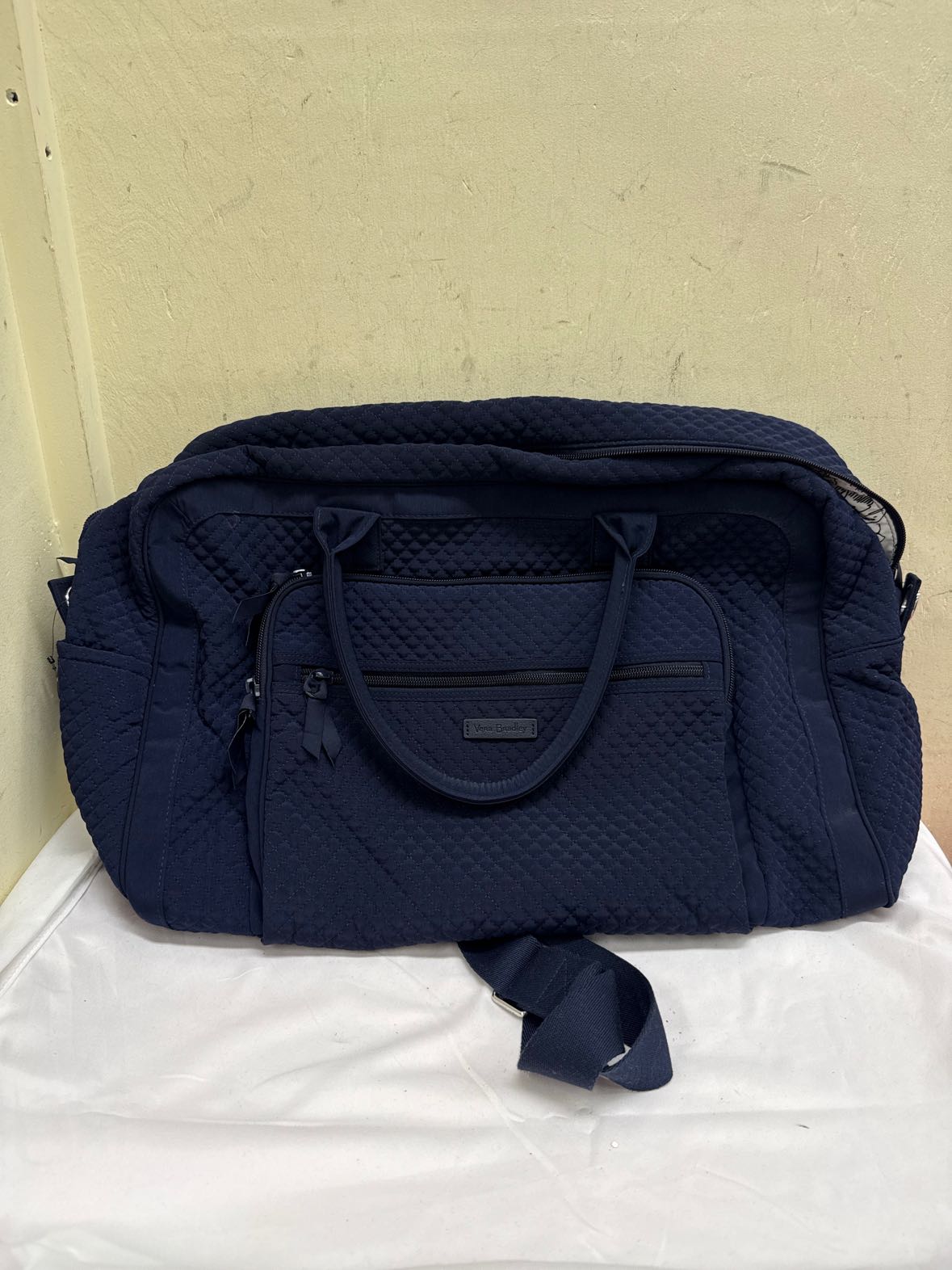 Vera Bradley Navy Duffle Bag